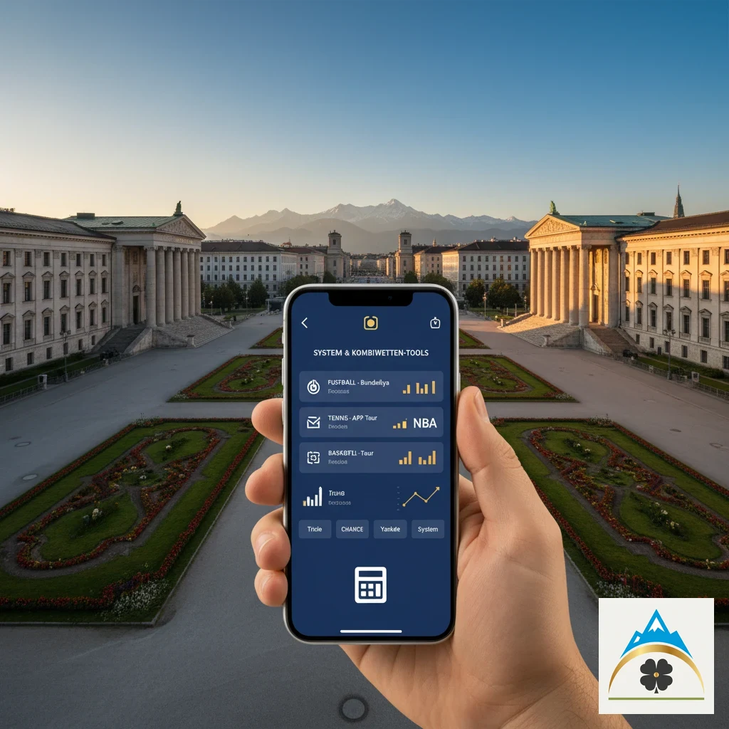 Digitaler Systemwetten-Rechner auf einem Smartphone