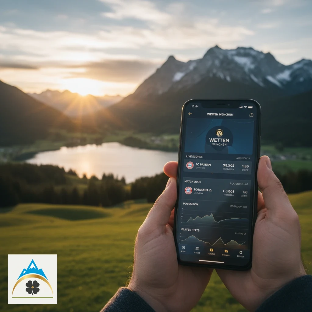 Vergleich einer mobilen Wettplattform auf einem modernen Smartphone-Display